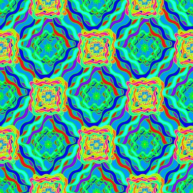 Memphis tarzı zemin. Geometrik seamless modeli.