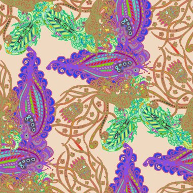 Çizgi film handdrawn el yapımı ve dikiş karalamalar seamless modeli. 