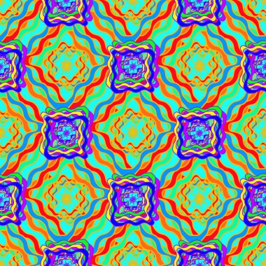 Memphis tarzı zemin. Geometrik seamless modeli.