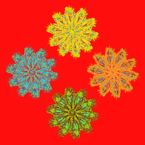 Stil zentangle yeni simetrik mandala doodle ile sanat esin kaynağı oldu. Duvar kağıdı, desen dolgularını, web sayfaları, yüzey dokuları için dekoratif nesne-ebilmek var olmak kullanılmış.