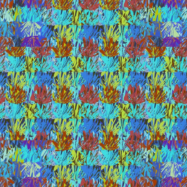Abstrakte Bunte Nahtlose Muster Für Hintergrund Vektorillustration — Stockvektor