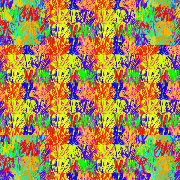 Patrón Sin Costura Colorido Abstracto Para Fondo Ilustración Del Vector — Vector de stock