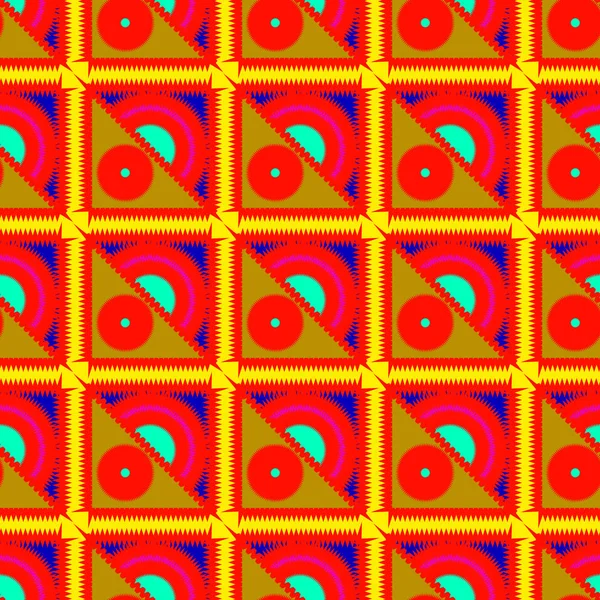 Fondo Abstracto Estilo Memfis Patrón Geométrico Sin Costura Repetir Impresión — Archivo Imágenes Vectoriales