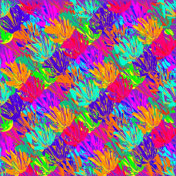 Abstrait Géométrique Coloré Motif Sans Couture Pour Arrière Plan — Image vectorielle