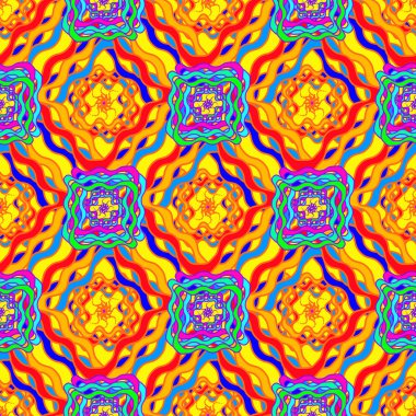 Memphis tarzı zemin. Geometrik seamless modeli.