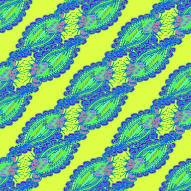 Soyut Dikişsiz renkli desen, vektör çizim