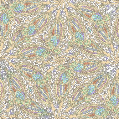 Soyut Dikişsiz renkli desen, vektör çizim