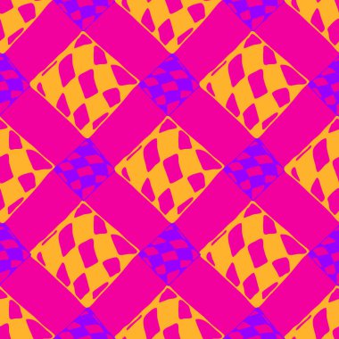 Soyut geometrik renkli Dikişsiz desen arka plan için. Duvar kağıdı, desen dolgularını, web sayfası arka planı, yüzey dokuları için dekoratif zemin-ebilmek var olmak kullanılmış.