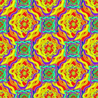 Memphis tarzı zemin. Geometrik seamless modeli.