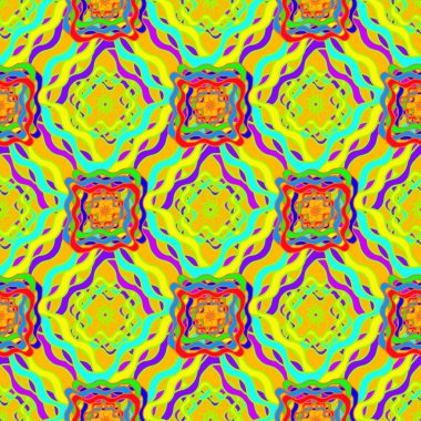 Memphis tarzı zemin. Geometrik seamless modeli.