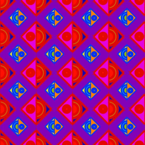 Memfis Style Abstraktní Pozadí Geometrický Vzor Bezešvé Tisk Opakujících Dekorace — Stockový vektor
