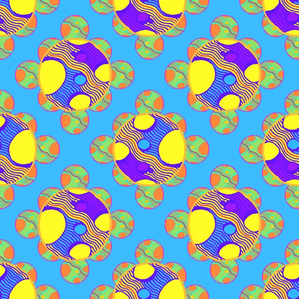 Abstrait Géométrique Coloré Motif Sans Couture Pour Arrière Plan — Image vectorielle