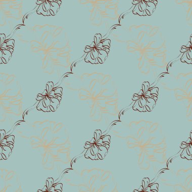 Çok renkli yay ve kurdeleler parlak seamless modeli.