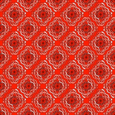 Soyut Dikişsiz renkli desen, vektör çizim