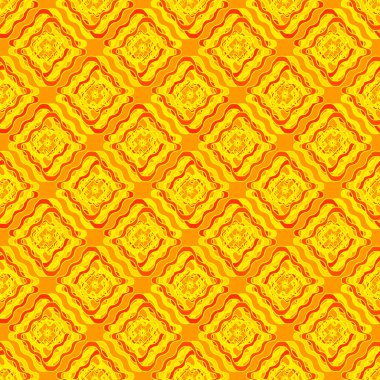 Soyut Dikişsiz renkli desen, vektör çizim