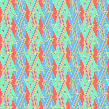 Memphis tarzı zemin. Geometrik seamless modeli. 