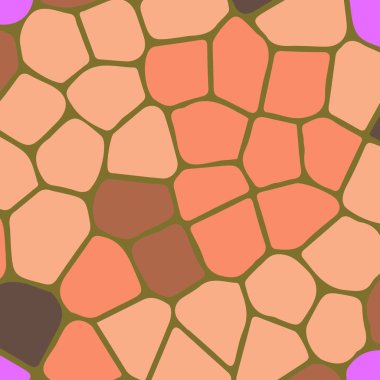 Soyut Dikişsiz renkli desen, vektör çizim