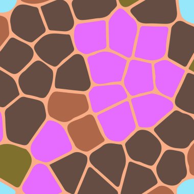 Soyut Dikişsiz renkli desen, vektör çizim