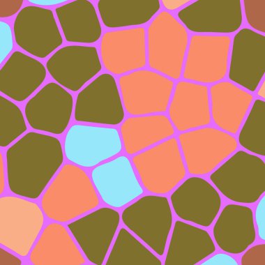 Soyut Dikişsiz renkli desen, vektör çizim