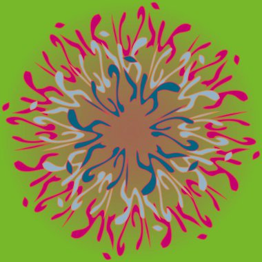 Yeni simetrik soyut mandala. Duvar kağıdı, desen dolgularını, web sayfaları, yüzey dokuları için dekoratif nesne-ebilmek var olmak kullanılmış.