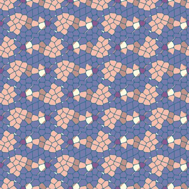 Soyut Dikişsiz renkli desen, vektör çizim