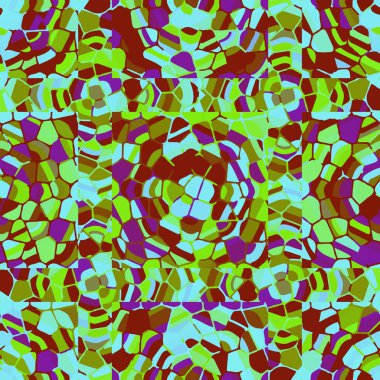 Soyut Dikişsiz renkli desen, vektör çizim