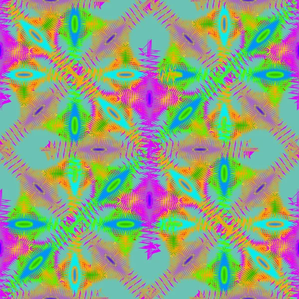 Abstract Geometrisch Kleurrijk Naadloos Patroon Voor Achtergrond — Stockvector