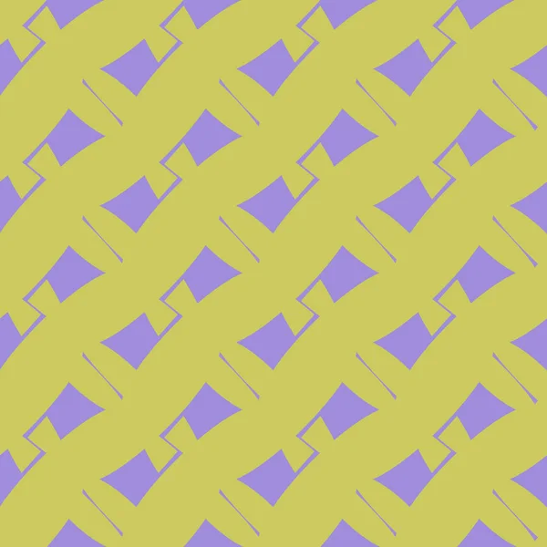 Abstrakta Wicker Geometriska Sömlösa Mönster Vektorillustration — Stock vektor