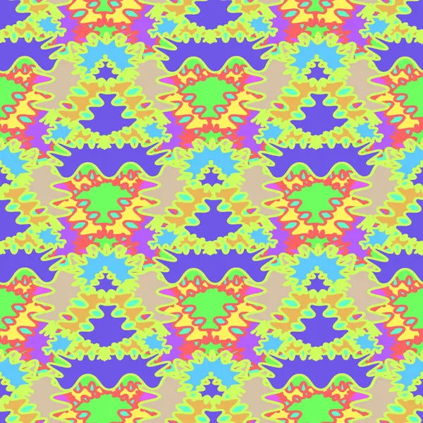 Soyut Dikişsiz renkli desen, vektör çizim