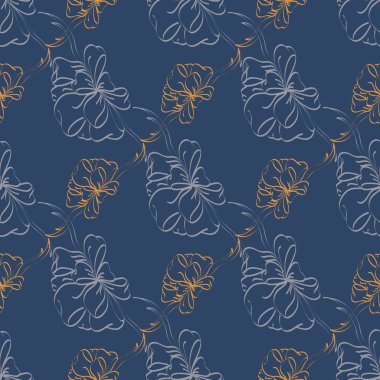 Çok renkli yay ve kurdeleler parlak seamless modeli.