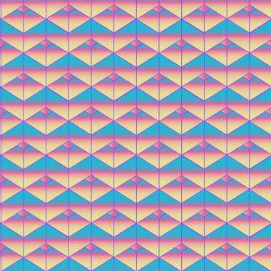 Memphis tarzı zemin. Geometrik seamless modeli.