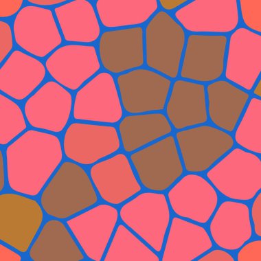 Soyut Dikişsiz renkli desen, vektör çizim