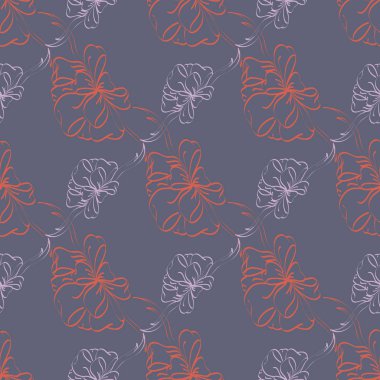 Çok renkli yay ve kurdeleler parlak seamless modeli.