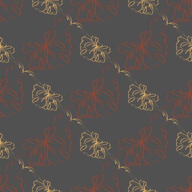 Çok renkli yay ve kurdeleler parlak seamless modeli.