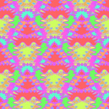 Soyut Dikişsiz renkli desen, vektör çizim