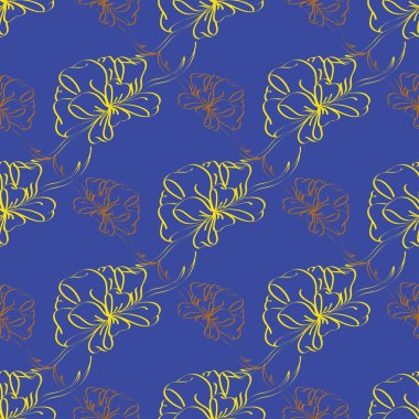 Çok renkli yay ve kurdeleler parlak seamless modeli.