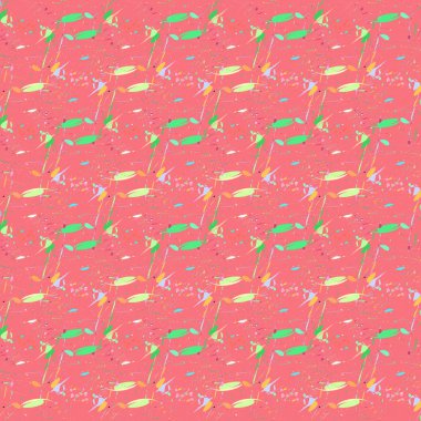 Soyut Dikişsiz renkli desen, vektör çizim