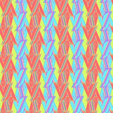 Memphis tarzı zemin. Geometrik seamless modeli. 