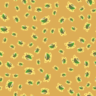 Bardak kahve veya çay arka plan seamless modeli üzerinde noktalı.