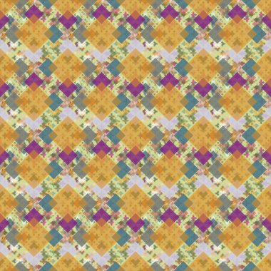 Soyut Dikişsiz renkli desen, vektör çizim