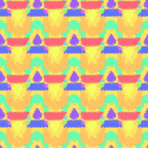 Abstrait Géométrique Coloré Motif Sans Couture Pour Arrière Plan — Image vectorielle