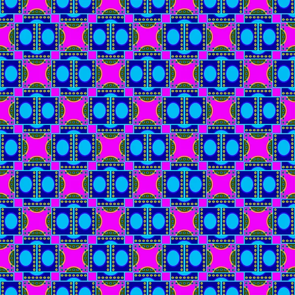 Abstrait Géométrique Coloré Motif Sans Couture Pour Arrière Plan — Image vectorielle