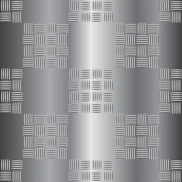 Illustration Vectorielle Motif Sans Couture Grille Métallique — Image vectorielle