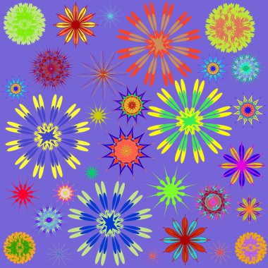 Yuvarlak süsleme desen. Dekorasyon tatil kartları, arka plan ve siteler için mükemmel kartları için