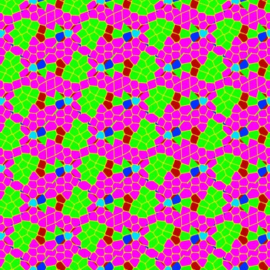 Soyut Dikişsiz renkli desen, vektör çizim