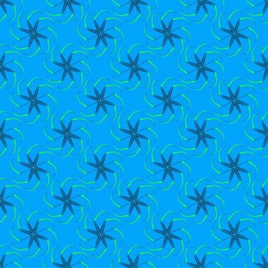 Soyut Dikişsiz renkli desen, vektör çizim