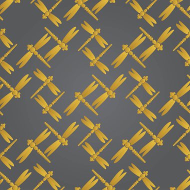 Dekoratif renkli seamless modeli ile şirin yusufçuk