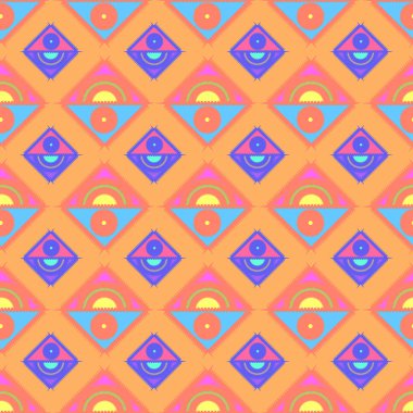 Memfis tarzı zemin. Geometrik seamless modeli. 