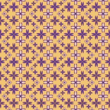 Çiçekler, vektör çizim ile çok renkli geometrik seamless modeli 
