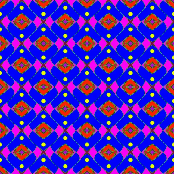 Abstrait Géométrique Coloré Motif Sans Couture Pour Arrière Plan — Image vectorielle